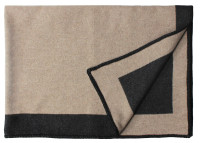 Plaid Bergamo en cachemire et laine double face – Franz Barth