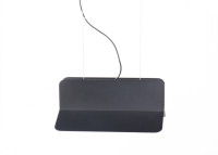 Suspension de bureau en métal noir 8 ou 30 leds - nikko par nexel