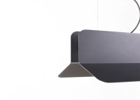 Suspension de bureau en métal noir 8 ou 30 leds - nikko par nexel