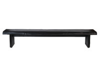 Banc esprit ferme en vieux bois - 2 teintes - ferme par maison yak
