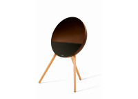 Cheminée mobile au design d'exception en métal moka - eye par le feu
