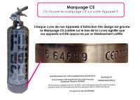 Extincteur design vache qui rit rouge - par fire design