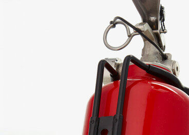 Extincteur design vache qui rit rouge - par fire design 2