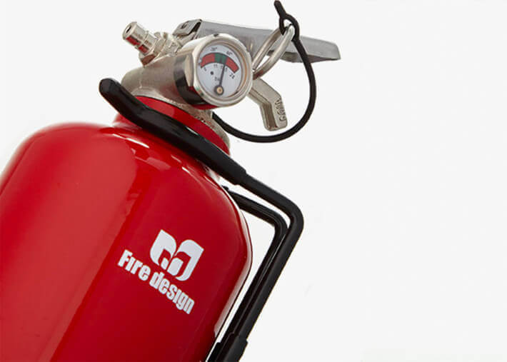 Extincteur design vache qui rit rouge - par...