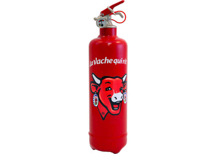 Extincteur design vache qui rit rouge - par...