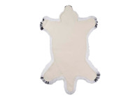 Tapis ours polaire blanc en fourrure de mouton par Natures collection