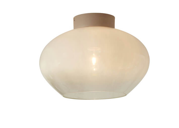 Plafonnier boule en verre blanc - Bologna its...