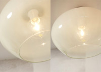 Plafonnier boule en verre blanc - Bologna its about romi