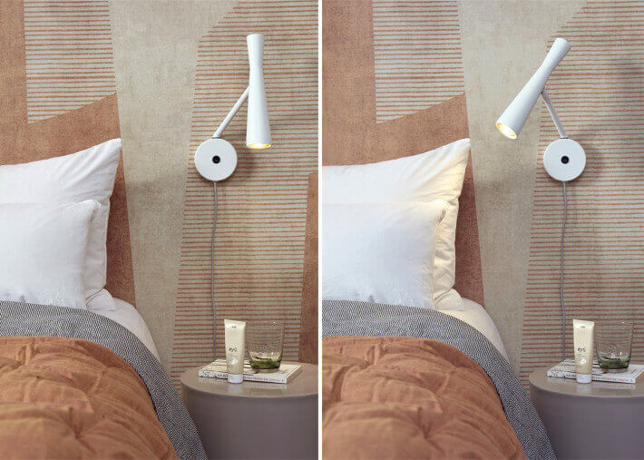 Applique contemporaine en métal - Bordeaux par...