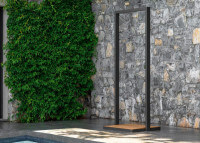 Douche d exterieur blanche ou gris graphite - showergate par Talenti