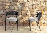 Chaise de table d'extérieur design et de qualité - Swipe par Talenti