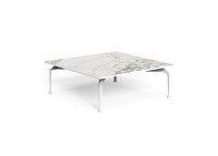 Table basse design en aluminium et grès - Cruise alu Talenti