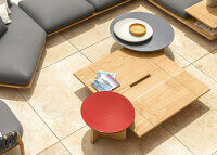 Table basse carree ou rectangle de jardin en teck - Venice - Talenti