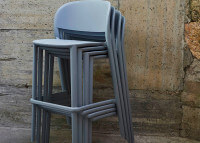 Set de 4 Tabourets de bar extérieur intérieur 9 coloris Trena Ezpeleta