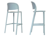 Set de 4 Tabourets de bar extérieur intérieur 9 coloris Trena Ezpeleta