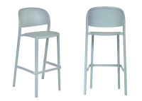 Set de 4 Tabourets de bar extérieur intérieur 9 coloris Trena Ezpeleta