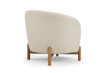 Fauteuil crapaud pieds chêne - 53 coloris - Gran par Scandinavian Upholstery