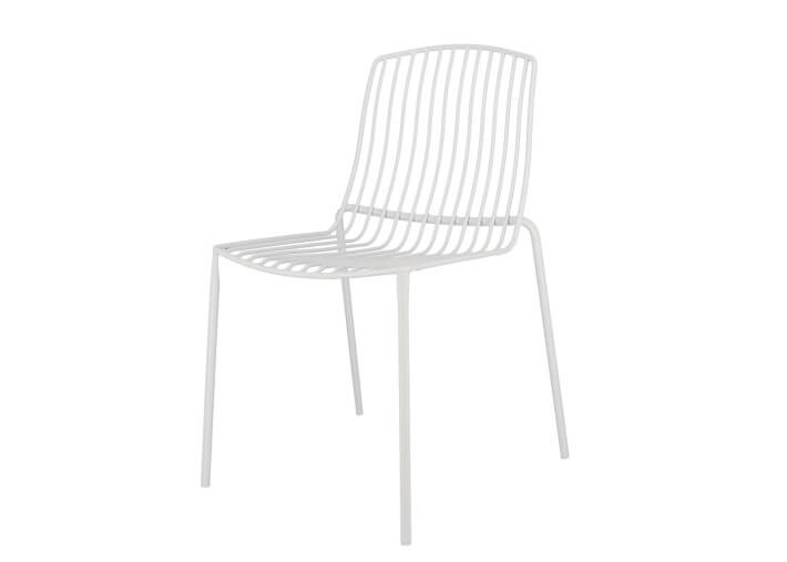 Set de 2 chaises de table bleu blanc noir ou...