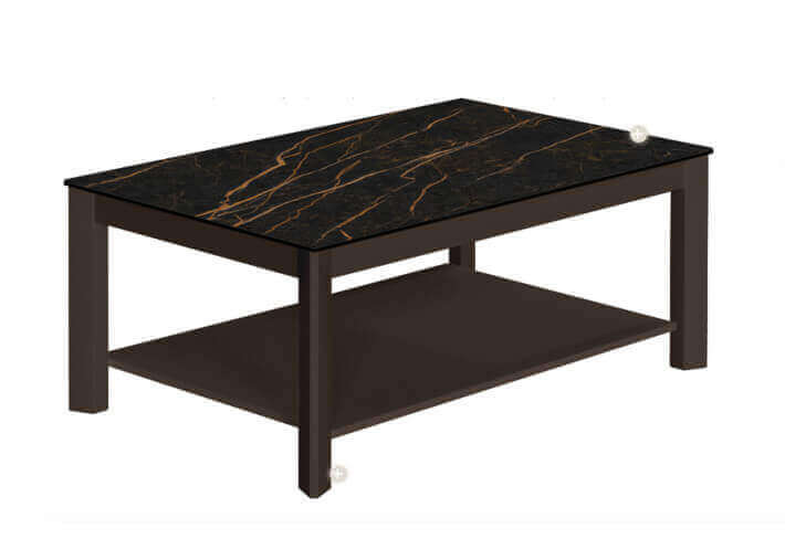 Table basse double plateau céramique 14 coloris...