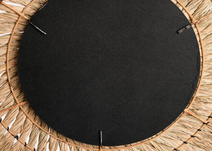 Miroir d'exception en fibres naturelles -...