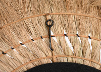 Miroir d'exception en fibres naturelles - Pretty Blond - Bazar Bizar