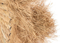 Miroir d'exception en fibres naturelles - Pretty Blond - Bazar Bizar
