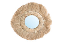 Miroir d'exception en fibres naturelles - Pretty Blond - Bazar Bizar