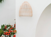 Applique Murale tendance en rotin naturel - Lalo par Bazar Bizar