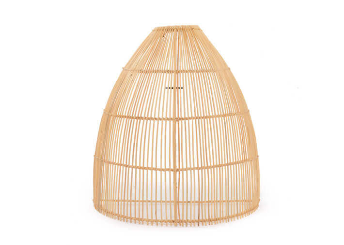 Applique Murale tendance en rotin naturel -...
