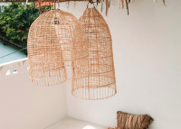 Abat-jour pour lampe suspendue en rotin - Amalfi par Bazar Bizar