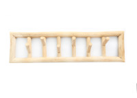 Patère portemanteau en bois de teck design - Island par Bazar Bizar