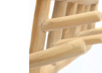 Patère portemanteau en bois de teck design - Island par Bazar Bizar
