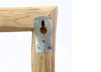 Patère portemanteau en bois de teck design - Island par Bazar Bizar