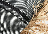 Housse de coussin noir-naturel 40x40 - bonita par bazar bizar