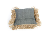 Housse de coussin noir-naturel 40x40 - bonita par bazar bizar