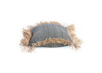 Housse de coussin noir-naturel 40x40 - bonita par bazar bizar