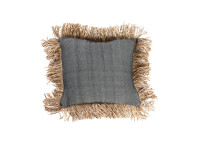 Housse de coussin noir-naturel 40x40 - bonita par bazar bizar