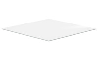 Table basse ronde ou carree en verre et acier - Ibero mini Cancio