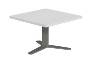 Table basse plateau stratifie et pied tripode Peliccan mini par Cancio