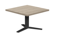 Table basse plateau stratifie et pied tripode Peliccan mini par Cancio