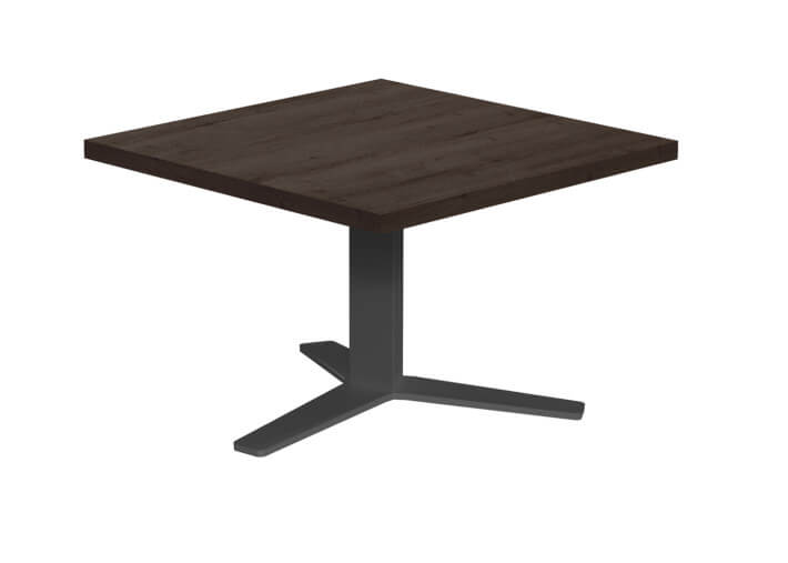 Table basse plateau stratifie et pied tripode...