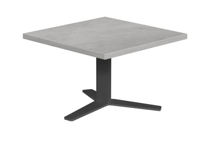 Table basse plateau stratifie et pied tripode...