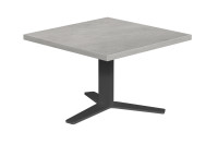 Table basse plateau stratifie et pied tripode Peliccan mini par Cancio