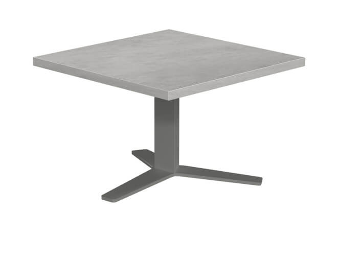 Table basse plateau stratifie et pied tripode...