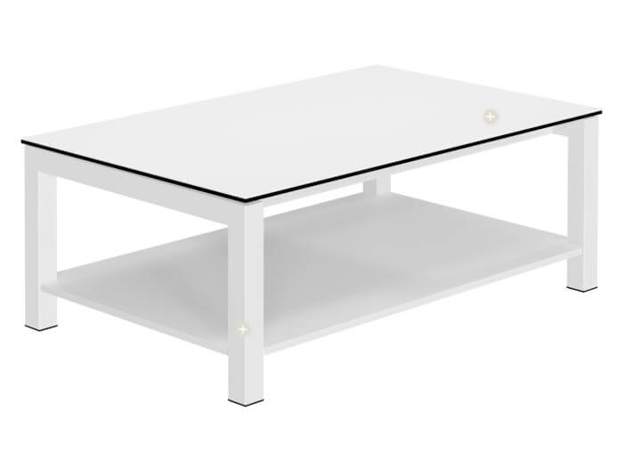 Table basse ceramique 14 coloris rectangle ou...