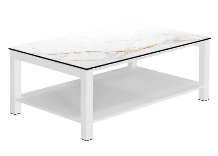 Table basse ceramique 14 coloris rectangle ou...