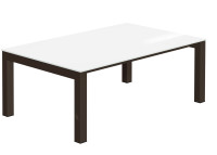 Table basse rectangle ou carree en verre 4 couleurs Kyoto mini Cancio