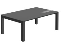 Table basse rectangle ou carree en verre 4 couleurs Kyoto mini Cancio