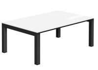 Table basse rectangle ou carree en verre 4 couleurs Kyoto mini Cancio