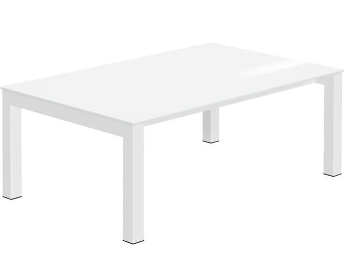 Table basse rectangle ou carree en verre 4...